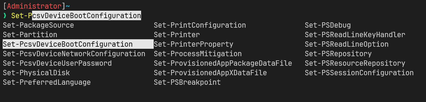 PowerShell Auto Completion